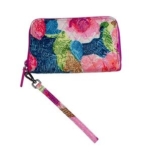 NWT Vera Bradley RFID Wristlet Wallet – Bright Floral Print